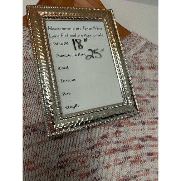 Preswick & Moore Multicolor Crew Neck Long Sleeve Front Pocket Sweater Size M - Picture 8 of 9